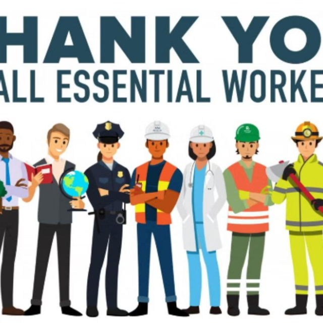 Essential Workers Appreciation Day (Mondays)